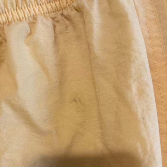 Catalina Vintage Track Windbreaker Pants Zipper Leg Size Medium Petite Yellow - Picture 8 of 9